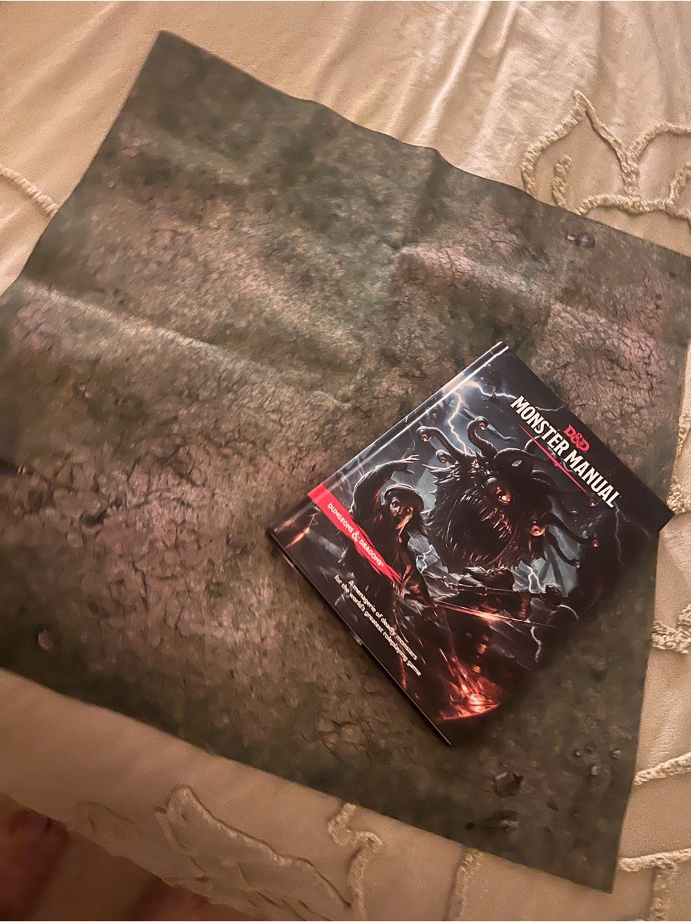 D & D Monster Manual and Game Mat
